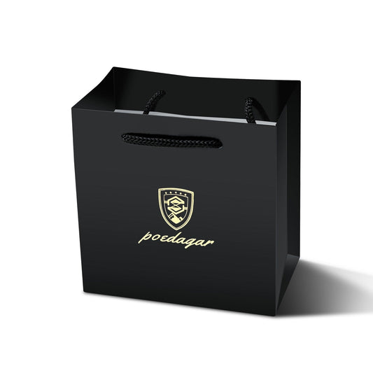 Poedagar® Black Gift Bag