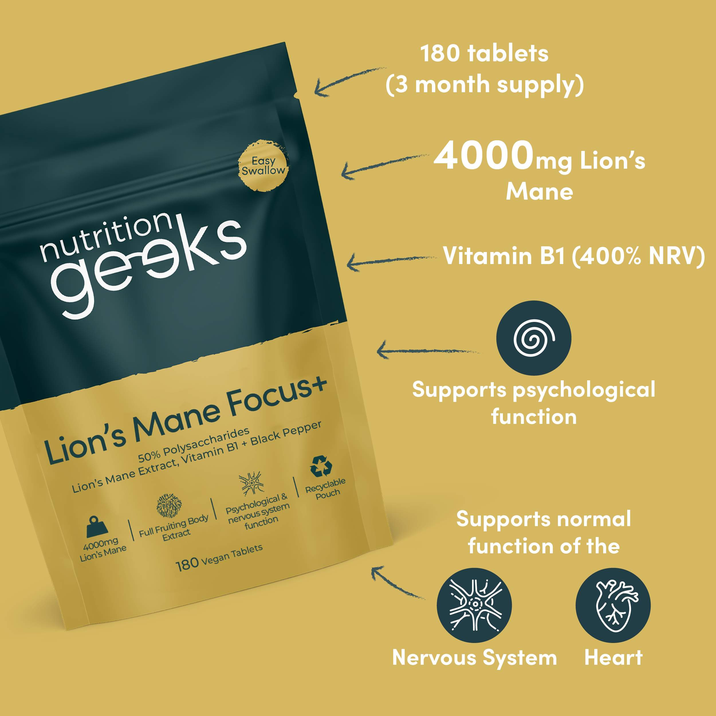 Lion's Mane Focus+