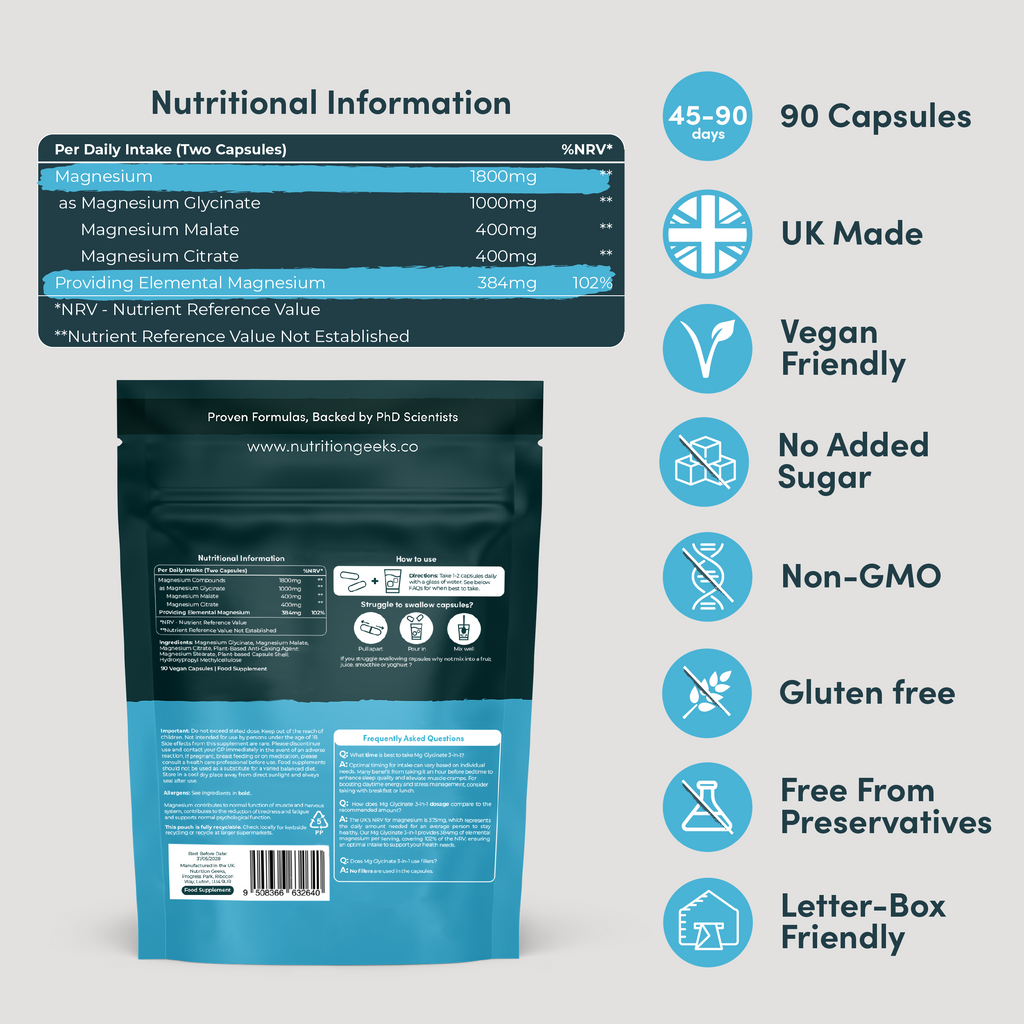 Magnesium Glycinate 3-in-1