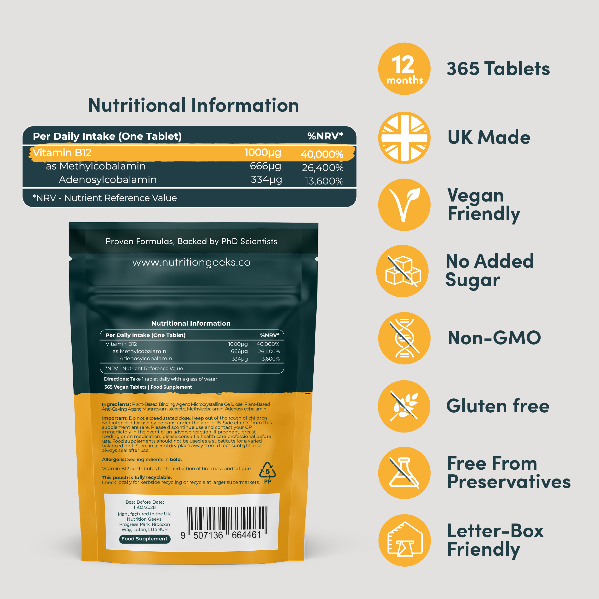 Vitamin B12 Dual Power